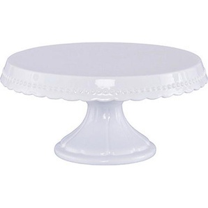 Birkmann Tortenplatte, Weiß, Keramik, rund, 12 cm, Tischkultur & Servieren, Servierplatten