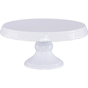 Birkmann Tortenplatte, Weiß, Keramik, rund, 15 cm, Tischkultur & Servieren, Servierplatten