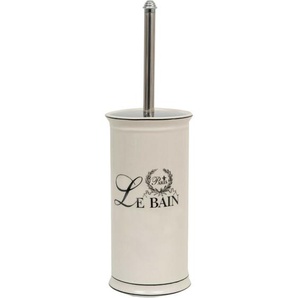 Biscottini - Toilettenbürstenhalter aus Keramik. Stand-Toilettenbürste aus weißem Porzellan. Toilettenbürste im Shabby-Stil zum Reinigen