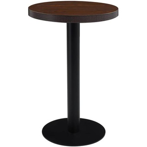 Bistrotisch Dunkelbraun 50 cm MDF