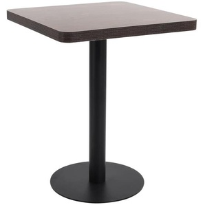 Bistrotisch Dunkelbraun 60x60 cm MDF