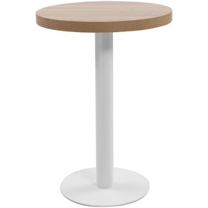 Bistrotisch Hellbraun 60 cm MDF