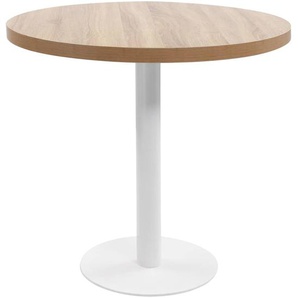 Bistrotisch Hellbraun 80 cm MDF