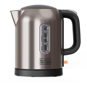 Black  Decker Wasserkocher Kettle 1L 2200W Brushed Steel - Gebrstetes Stahl - 2200 W