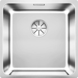BLANCO Edelstahlspüle SOLIS 400-U Küchenspülen Gr. beidseitig, grau (edelstahl) Küchenspülen