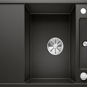 BLANCO Granitspüle AXIA III 45 S Küchenspülen Gr. beidseitig, schwarz Küchenspülen