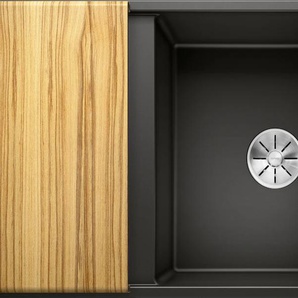 BLANCO Granitspüle AXIA III 5 S Küchenspülen Gr. beidseitig, schwarz Küchenspülen