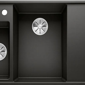 BLANCO Granitspüle AXIA III 6 S-F Küchenspülen Gr. Hauptbecken links, schwarz Küchenspülen