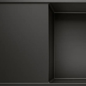 BLANCO Granitspüle AXIA III XL 6 S-F Küchenspülen Gr. beidseitig, schwarz Küchenspülen