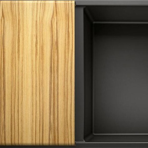 BLANCO Granitspüle AXIA III XL 6 S Küchenspülen Gr. beidseitig, schwarz Küchenspülen
