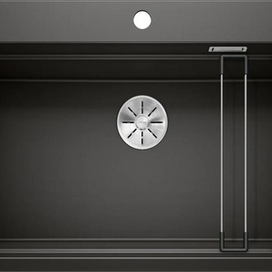 BLANCO Granitspüle ETAGON 8 Küchenspülen Gr. beidseitig, schwarz Küchenspülen