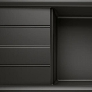 BLANCO Granitspüle FARON XL 6 S Küchenspülen Gr. beidseitig, schwarz Küchenspülen