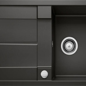 BLANCO Granitspüle METRA 5 S-F Küchenspülen Gr. beidseitig, schwarz Küchenspülen