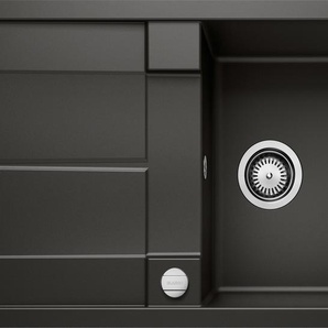BLANCO Granitspüle METRA XL 6 S-F Küchenspülen Gr. beidseitig, schwarz Küchenspülen