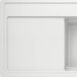BLANCO Granitspüle ZENAR XL 6 S-F DampfgarPlus Küchenspülen Gr. Hauptbecken rechts, weiß Küchenspülen