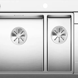 BLANCO Küchenspüle DIVON II 6 S-IF Küchenspülen Gr. Hauptbecken links, silberfarben (edelstahl seidenglanz) Küchenspülen