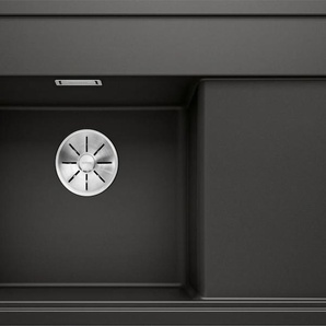 BLANCO Küchenspüle ZENAR 45 S-F Küchenspülen Gr. Hauptbecken links, schwarz Küchenspülen