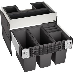 BLANCO Mülltrennsystem Select II XL 60/4 Mülleimer Gr. B/H/T: 40 cm x 47 cm x 57 cm, 42 l, schwarz Mülltrennsysteme