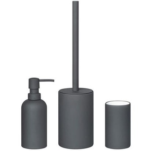 Blomus Bad-Accessoire-Set Banja, Keramik, Betonoptik, Badaccessoires, Waschplatzzubehör