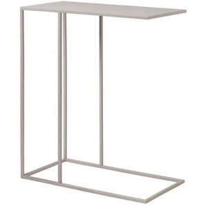 Blomus Beistelltisch, Taupe, Metall, rechteckig, 25x58x50 cm, einfacher Aufbau, Wohnzimmer, Wohnzimmertische, Beistelltische, Beistelltische Metall