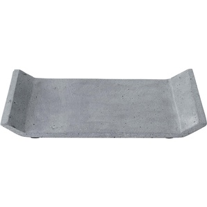 Dekoablage BLOMUS Dekoablage -MOON- Dark Grey Aufbewahrungsboxen Gr. B/H/T: 30 cm x 2,5 cm x 20 cm, grau (darkgrey) Dekoschalen Dekotabletts Aufbewahrungsboxen