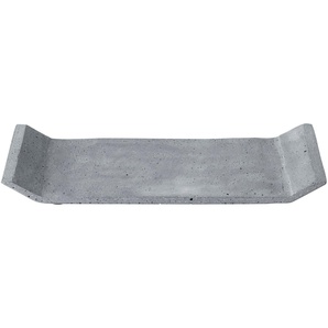 Dekoablage BLOMUS Dekoablage -MOON- Dark Grey Aufbewahrungsboxen Gr. B/H/T: 30 cm x 2,5 cm x 12,5 cm, grau (darkgrey) Dekoschalen Dekotabletts Aufbewahrungsboxen