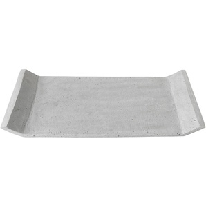 Dekoablage BLOMUS Dekoablage -MOON- Light Grey Aufbewahrungsboxen Gr. B/H/T: 40 cm x 2,5 cm x 30 cm, grau (hellgrau) Dekoschalen Dekotabletts Aufbewahrungsboxen