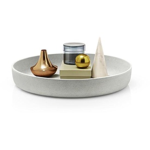 Blomus Dekoschale , Hellgrau , Stein , rund , 8.5 cm , robust , Dekoration, Skulpturen & Dekoobjekte, Dekoteller & -tabletts