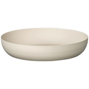 Blomus Dekoteller Plameta, Beige, Metall, rund, 5 cm, Dekoration, Dekoartikel, Dekoteller & -tabletts