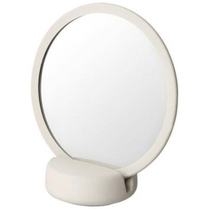 Blomus Kosmetikspiegel, Beige, Kunststoff, Keramik, 17x8.5x18.5 cm, Schlafzimmer, Spiegel, Schmink- & Kosmetikspiegel