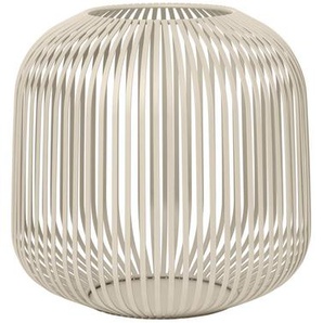 Blomus Laterne Lito , Beige , Metall , oval , 27 cm , Dekoration, Windlichter & Kerzenhalter, Laternen