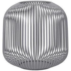Blomus Laterne , Grau , Metall , oval , 27 cm , Dekoration, Windlichter & Kerzenhalter, Laternen