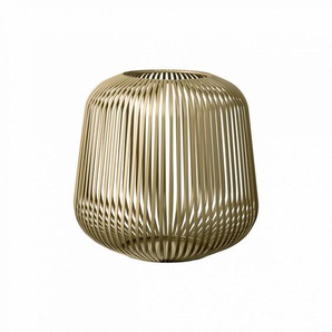 Blomus Laterne Lito , Champagner , Metall , bauchig , 27.0 cm , Dekoration, Windlichter & Kerzenhalter, Laternen