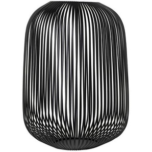 Blomus Laterne Lito, Schwarz, Metall, oval, 45 cm, Dekoration, Windlichter & Laternen, Laternen