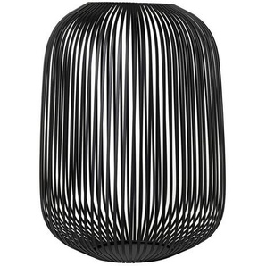 Blomus Laterne Lito, Schwarz, Metall, oval, 45 cm, Dekoration, Windlichter & Laternen, Laternen