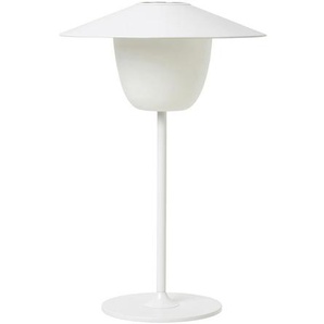 Blomus Led-Tischleuchte, Weiß, Metall, 22x33x22 cm, Lampen & Leuchten, Innenbeleuchtung, Tischlampen