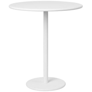 Blomus Loungetisch, Weiß, Metall, rund, rund, 40x45x40 cm, regenabweisend, wetterbeständig, Loungemöbel, Loungetische