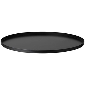 Blomus Tablett Peasy, Schwarz, Metall, rund, 1.5 cm, Tischkultur & Servieren, Tabletts
