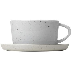 Blomus Tassenset, Beige, Grau, Keramik, 4-teilig, 150 ml, 5.5 cm, Kaffee & Tee, Tassen, Kaffeetassen-Sets