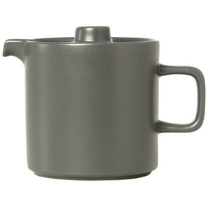 Blomus Teekanne, Dunkelgrau, Keramik, 1 L,1000 ml, Kaffee & Tee, Kannen, Teekannen