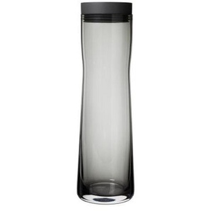 Blomus Wasserkaraffe, Schwarz, Glas, Kunststoff, 1 L, 29.5 cm, Deckel, Kaffee & Tee, Kannen, Karaffen