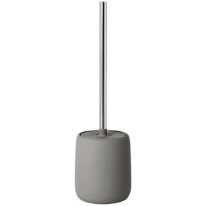 Blomus Wc-Bürste Sono, Stein, 39 cm, Bürstenkopf abnehmbar, austauschbar, rostfrei, Badaccessoires, WC Zubehör, WC Bürsten