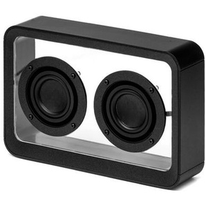 Bluetooth-Lautsprecher Mage SUHG schwarz/transparent, Designer Gingko Design, 10.7x16x3.5 cm