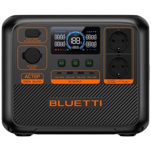 BLUETTI PowerOak AC70P - Portable Power Station - 864Wh