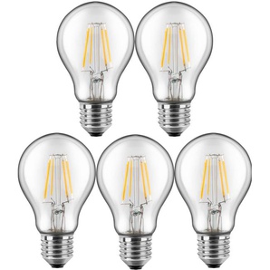 BLULAXA LED-Filament-Lampe, A60, EEK: E, E27, 7 W, 810 lm, 2700 K, 5 Stück 49252