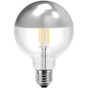 BLULAXA LED-Filament-Lampe, Vintage, EEK: F, 7W, 645lm, 3000K, Silber, G125 49183