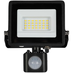 BLULAXA LED-Fluter mit Bewegungsmelder, EEK: F, 20W, 1620lm, 4000K, schwarz 49540