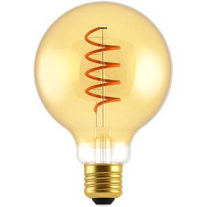 BLULAXA LED-Lampe, Vintage flex Filament, G95, 5W, 250lm, 1800K, gold 49075