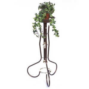 Blumensäule Metall 80 cm Blumenständer Art.1 Pflanzensäule Pflanzenständer Blumenhocker Beistelltisch Pflanzentisch