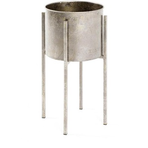 Blumenständer , Bronze , Metall , 27x51 cm , Wohnzimmer, Wohnzimmertische, Blumenständer